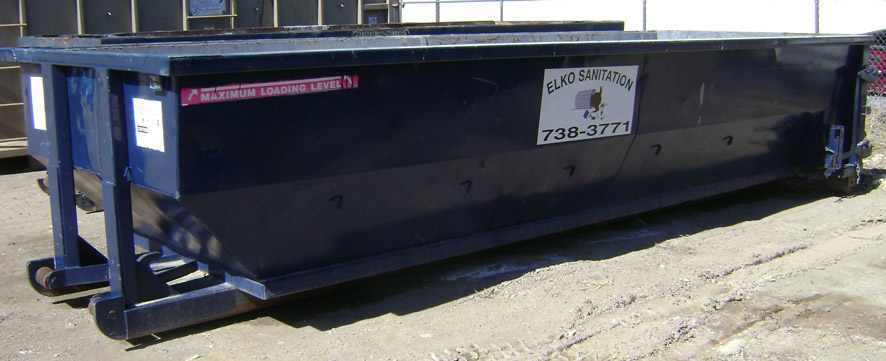 Photo of roll-off dumpster.